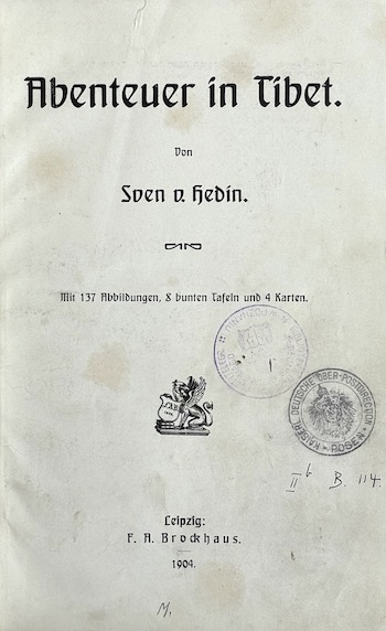 Abenteuer in Tibet (Sven Hedin)